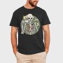 Skeleton With Coffee, Tricou Barbati (Unisex)