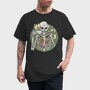 Skeleton With Coffee, Tricou Barbati (Unisex)
