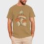 Cottagecore Mushroom Frog, Tricou Barbati (Unisex)