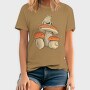 Cottagecore Mushroom Frog, Tricou Barbati (Unisex)