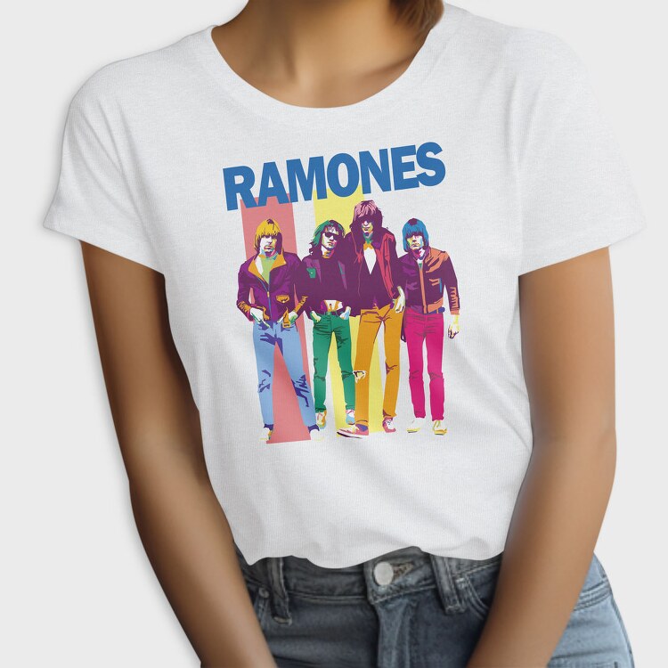 RAMONES Art1, Tricou Femei