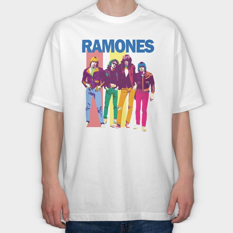 RAMONES Art1, Tricou Oversize Barbati (Unisex)