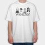 WEEZER, Tricou Oversize Barbati (Unisex)