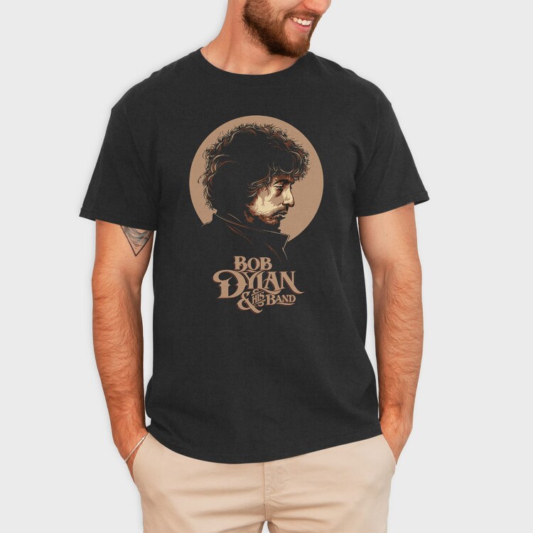 BOB DYLAN Art design, Tricou Barbati (Unisex)