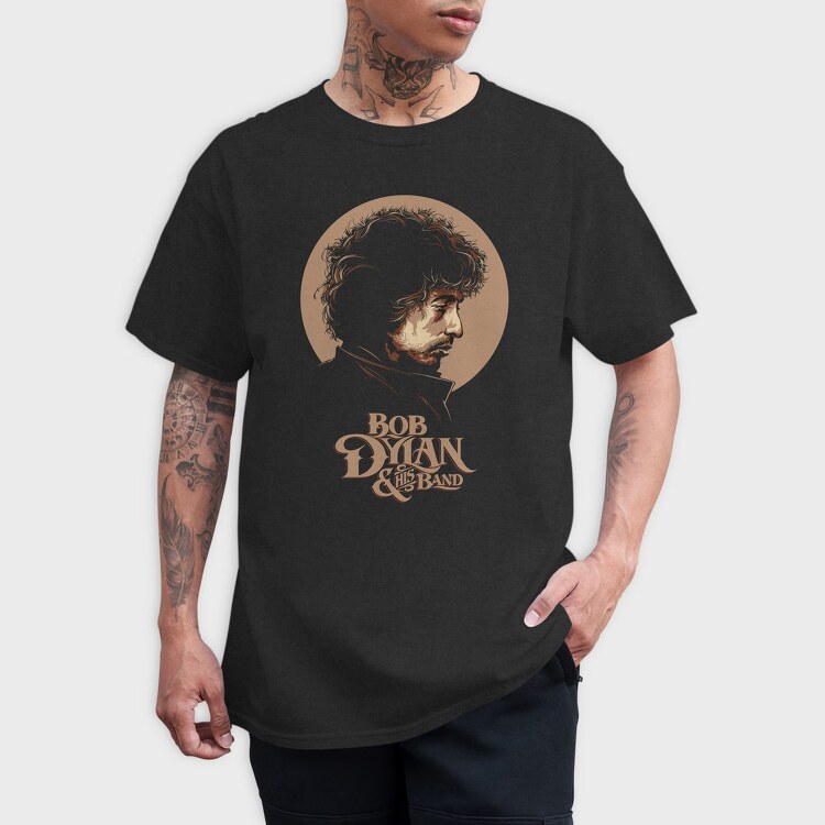 BOB DYLAN Art design, Tricou Barbati (Unisex)