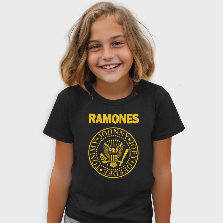 RAMONES Pres. Logo, Tricou Copii