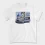 Mercedes W124 Blue Stance, Tricou Barbati (Unisex)