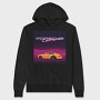Porsche Carrera Night Grid, Hanorac Oversize Barbati (Unisex)