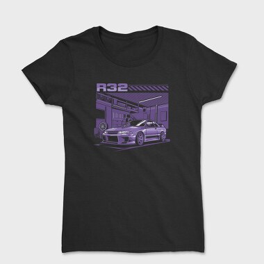 R32 Gtr Garage Purple, Tricou Femei