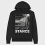 Stance Car Night Road, Hanorac Oversize Barbati (Unisex)