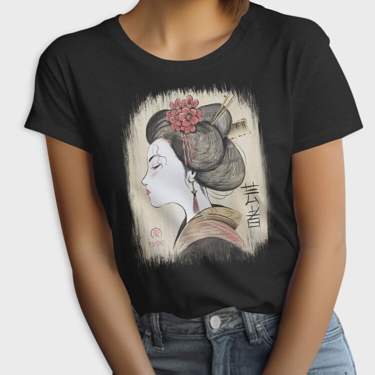 Geisha Traditional Vinttage, Tricou Femei