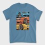 Sports Cars Stance Red Blue Orange, Tricou Barbati (Unisex)