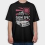 Jdm Altezza Red Skyline Cones, Tricou Oversize Barbati (Unisex)