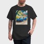 Coastal Speed Car Palm Ocean, Tricou Barbati (Unisex)