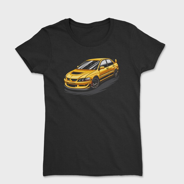 Speed Car Gold Fast Metallic, Tricou Femei