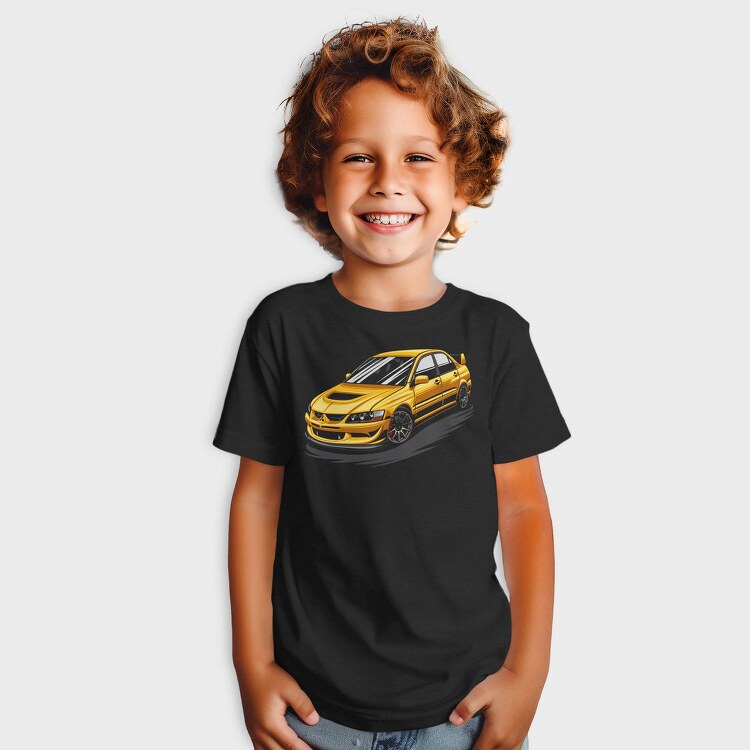Speed Car Gold Fast Metallic, Tricou Copii