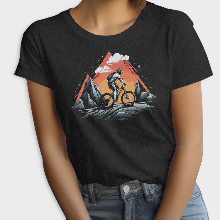 Vintage Mountain Bike, Tricou Femei