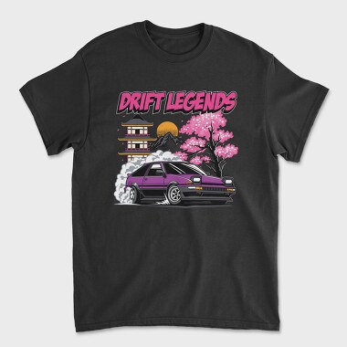 Drift Legends Car, Tricou Barbati (Unisex)