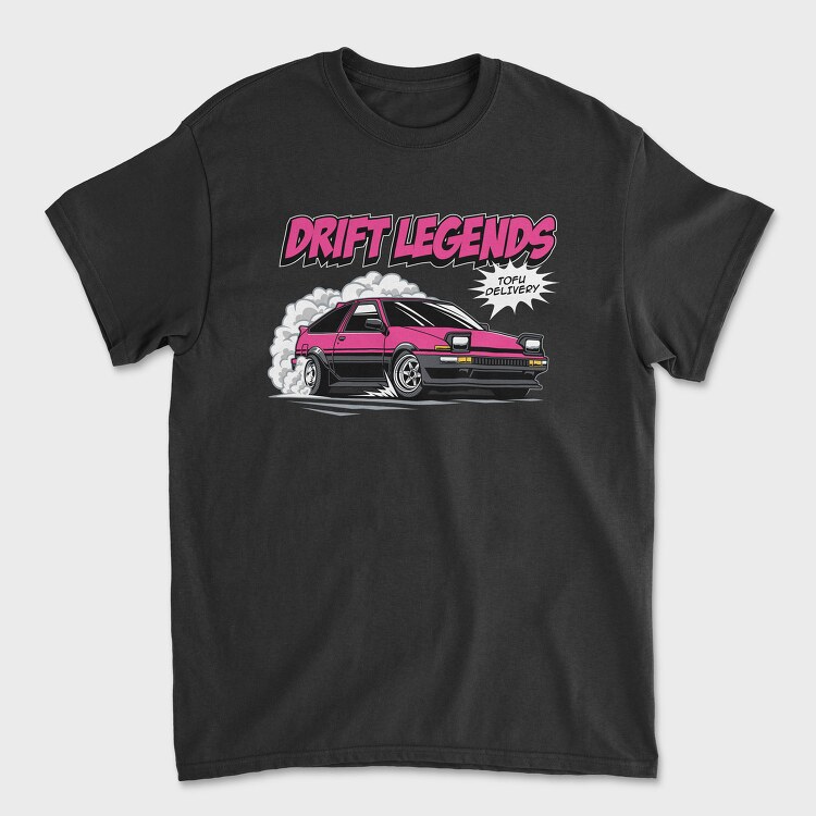 Drift Legends Tofu Delivery, Tricou Barbati (Unisex)
