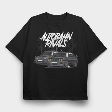 E30 Street Race, Tricou Oversize Barbati (Unisex)
