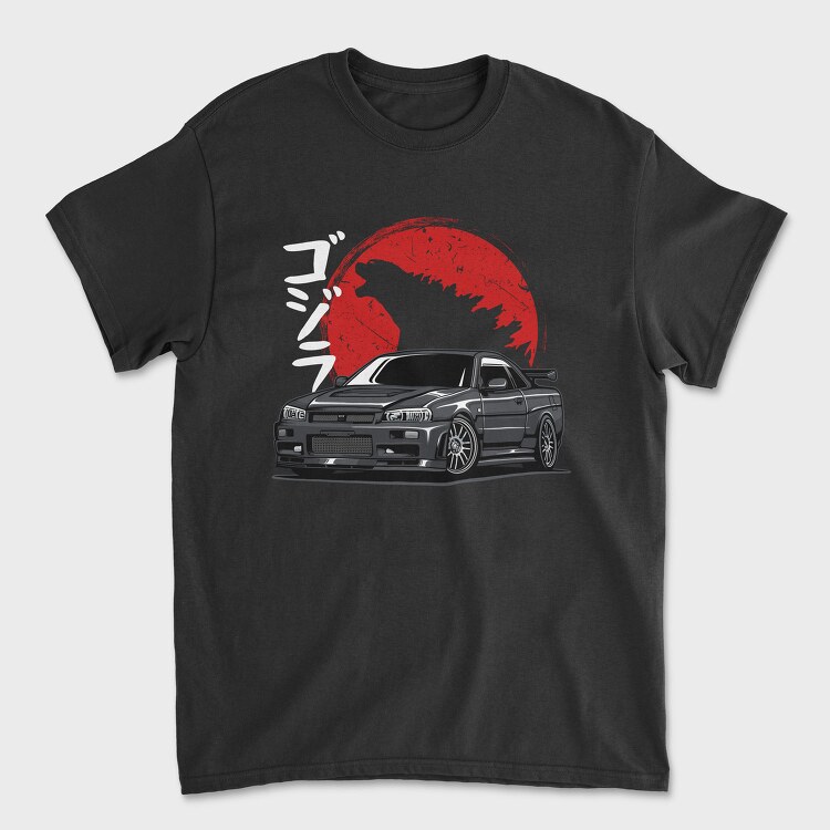 Jdm Wolf Howl, Tricou Barbati (Unisex)