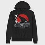 Jdm Wolf Howl, Hanorac Oversize Barbati (Unisex)