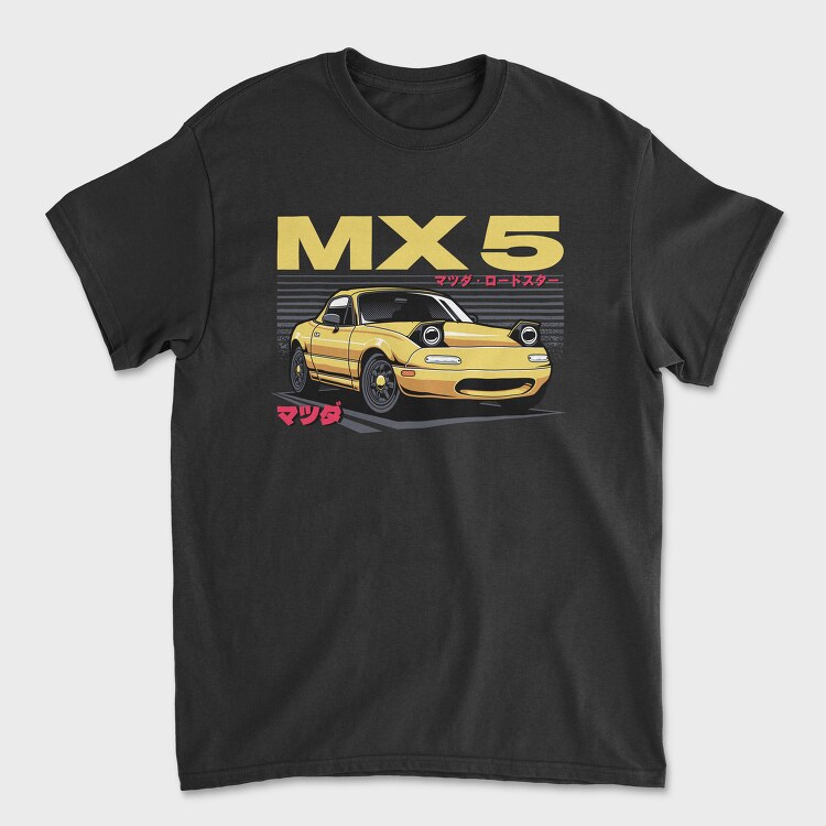 Mazda Mx5 Roadster, Tricou Barbati (Unisex)