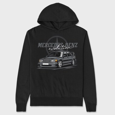 Mercedes Benz Wagon, Hanorac Oversize Barbati (Unisex)