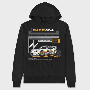 Rauh Welt Porsche 911, Hanorac Oversize Barbati (Unisex)