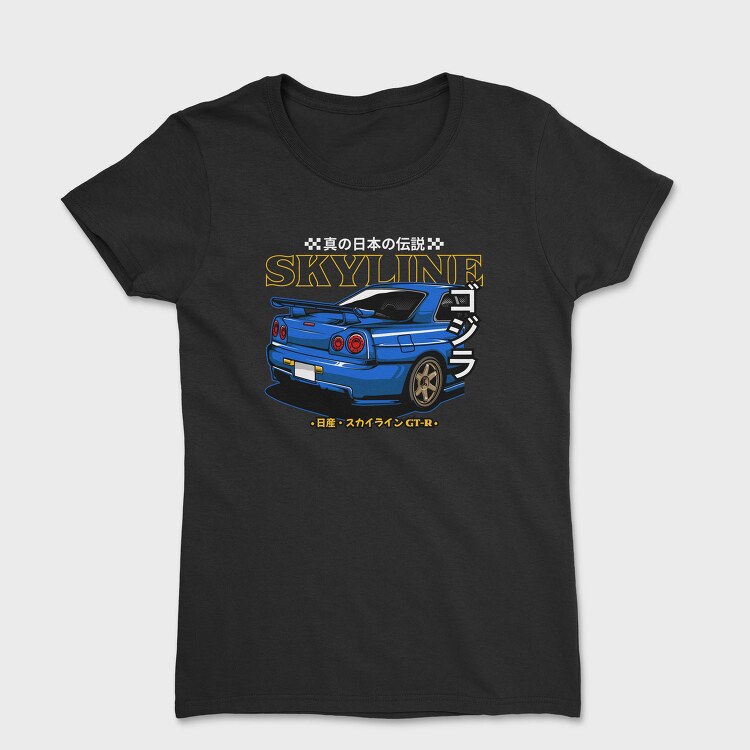 Skyline Gt R Racer, Tricou Femei