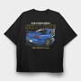 Skyline Gt R Racer, Tricou Oversize Barbati (Unisex)