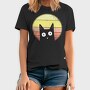 Vintage Sunset Cat, Tricou Barbati (Unisex)