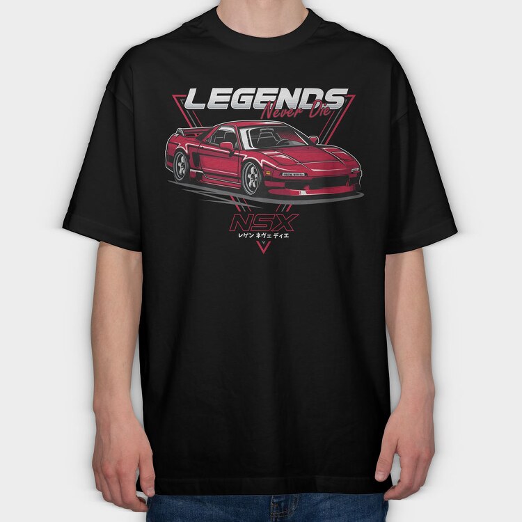 Red Nsx Speed, Tricou Oversize Barbati (Unisex)