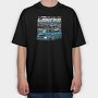 Lancer Evolution Drift, Tricou Oversize Barbati (Unisex)