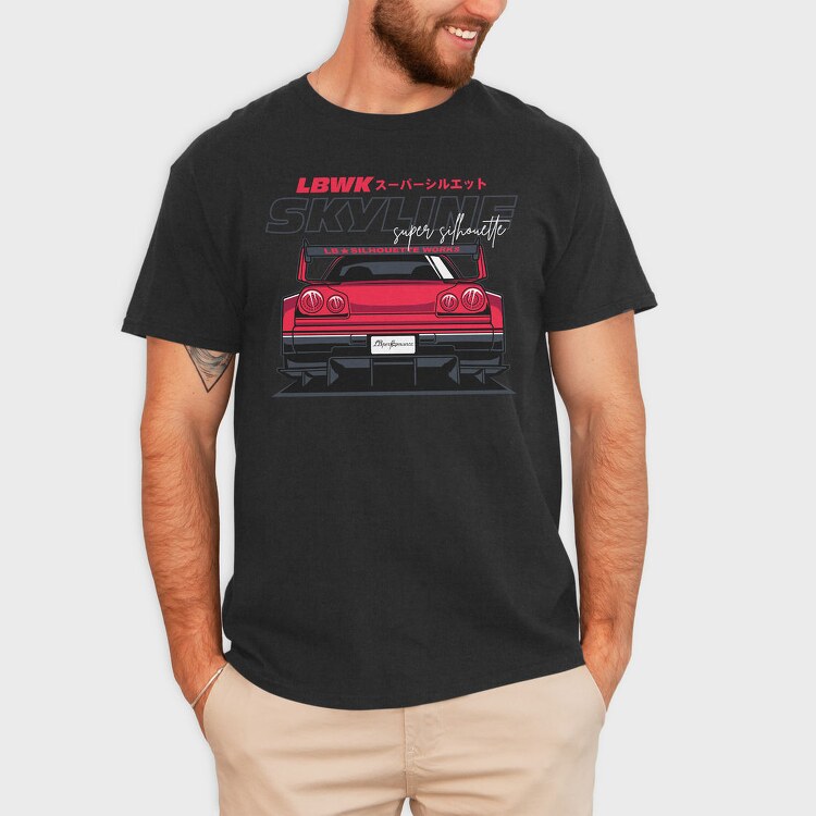 Lb Skyline Works, Tricou Barbati (Unisex)