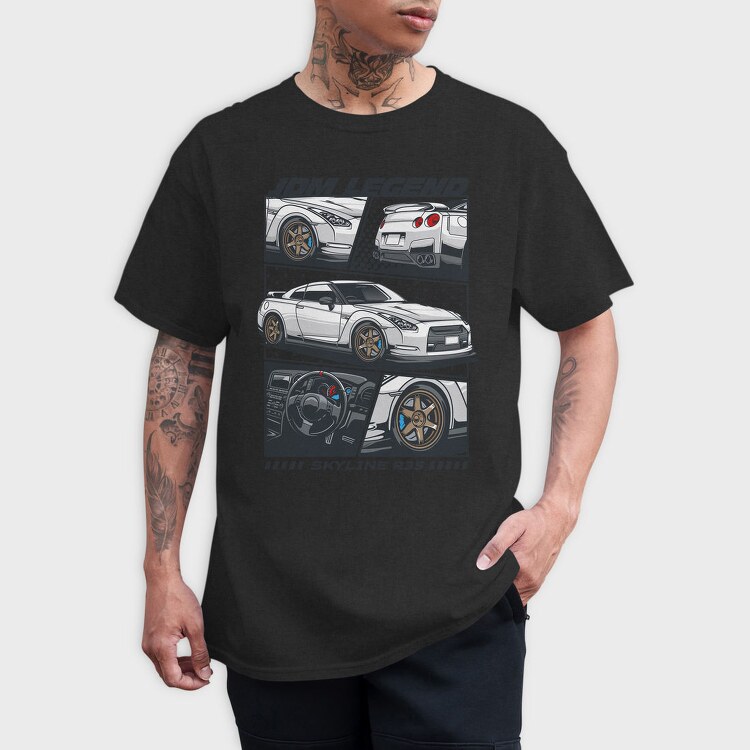 Jdm Legend Skyline R35, Tricou Barbati (Unisex)