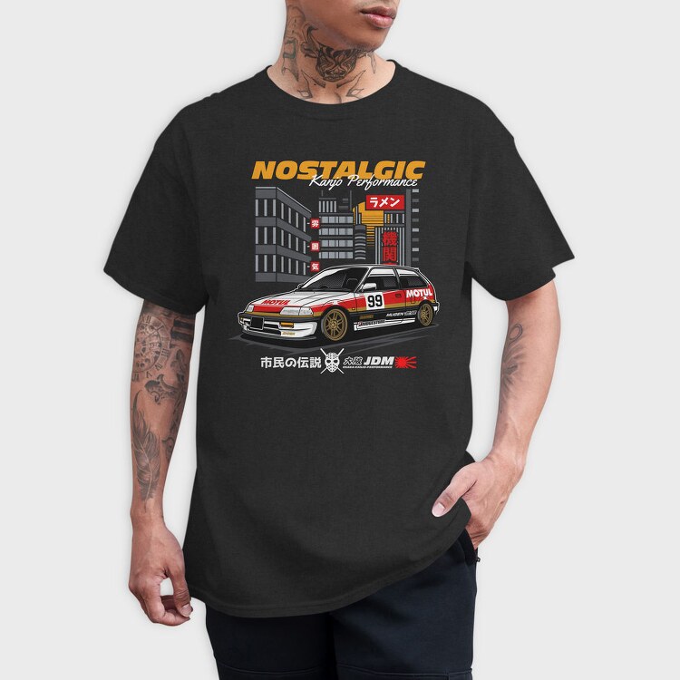 Nostalgic Racing Car, Tricou Barbati (Unisex)