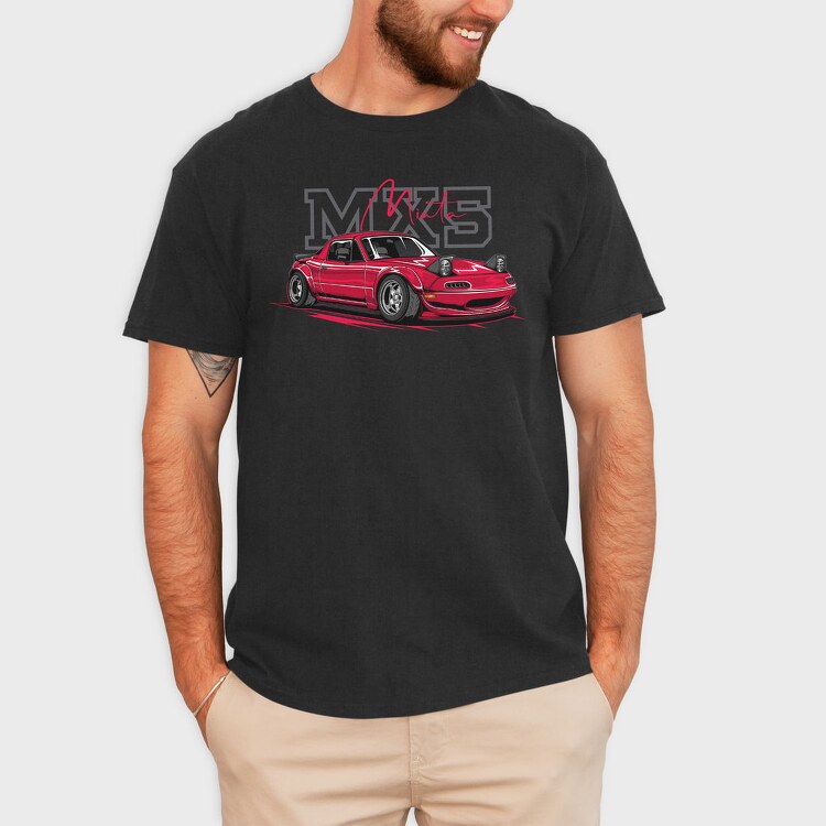 Mazda Mx5 Miata, Tricou Barbati (Unisex)