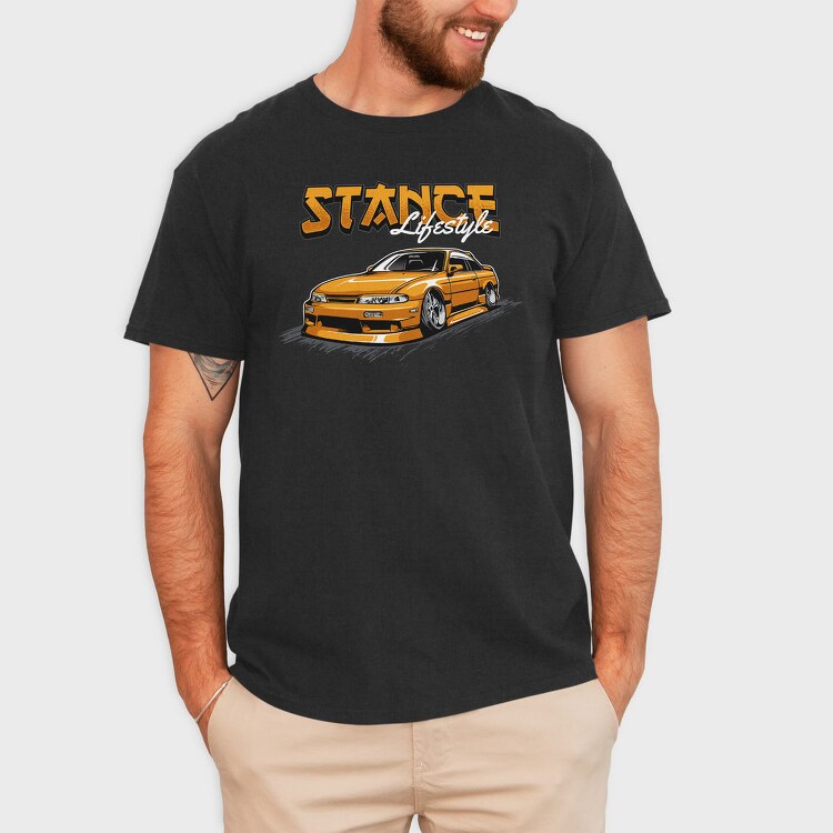 Orange Stance Style, Tricou Barbati (Unisex)