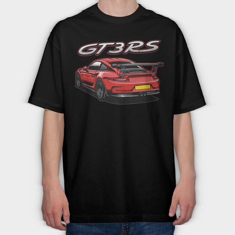 Gt3Rs Race Car, Tricou Oversize Barbati (Unisex)