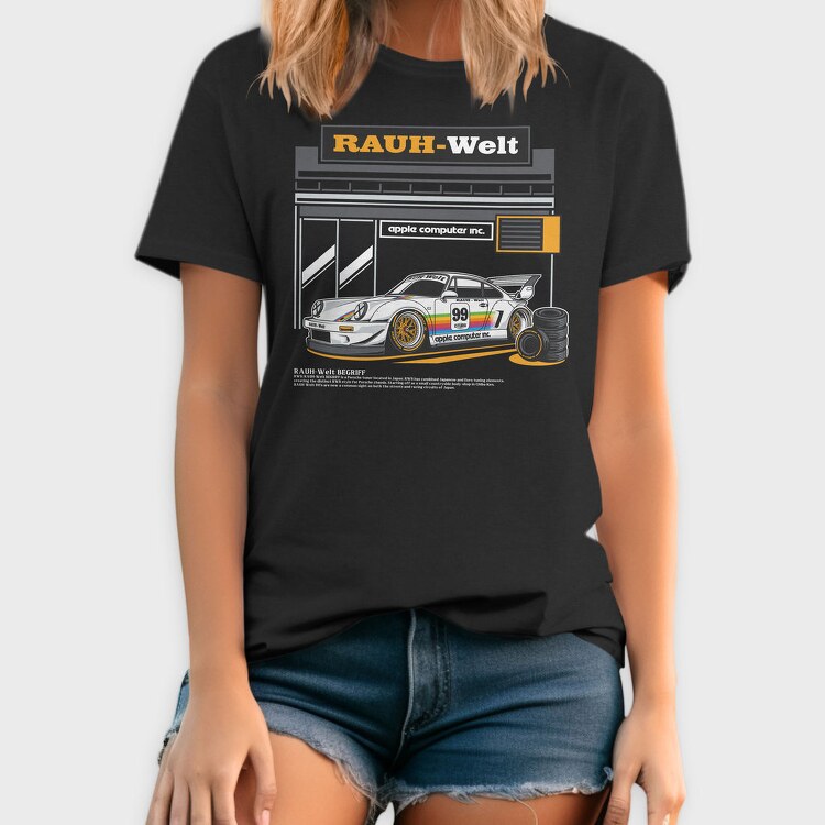 Rauh Welt Porsche 911, Tricou Barbati (Unisex)