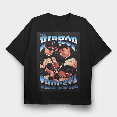 Hiphop Legends, Tricou Oversize Barbati (Unisex)