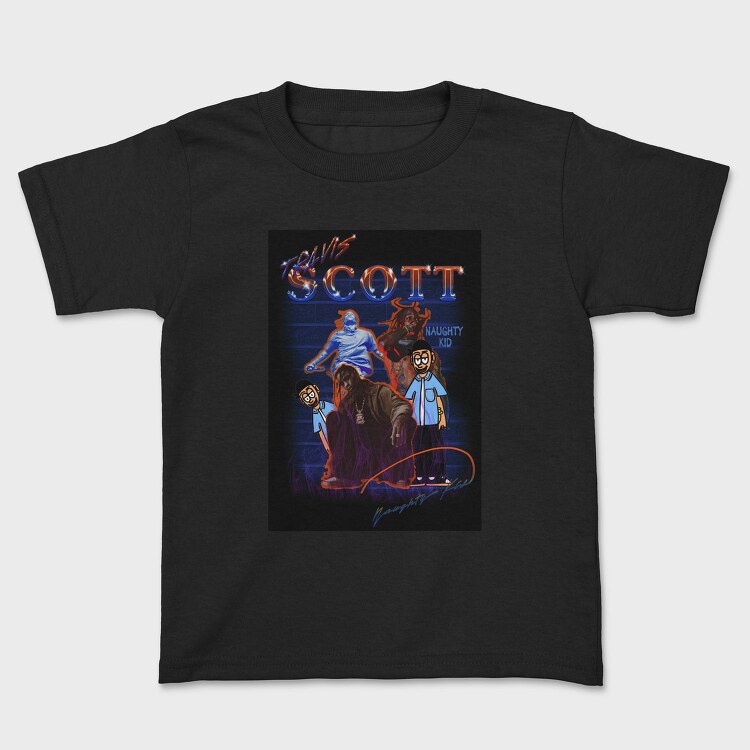 Travis Scott Naughty Kid, Tricou Copii