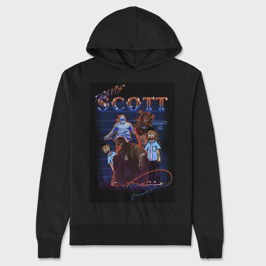Travis Scott Naughty Kid, Hanorac Oversize Barbati (Unisex)