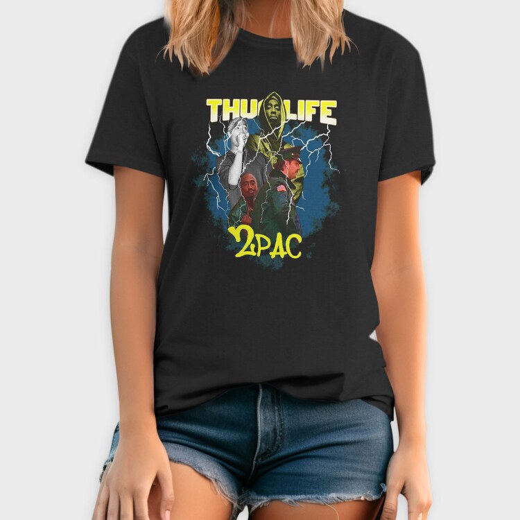 Thug Life 2pac, Tricou Barbati (Unisex)