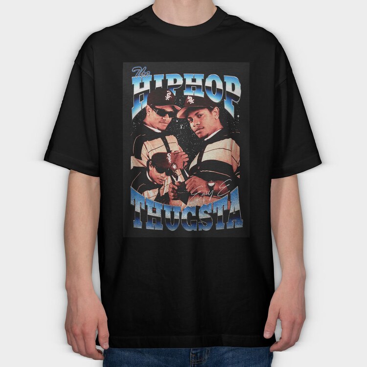 Hiphop Legends, Tricou Oversize Barbati (Unisex)