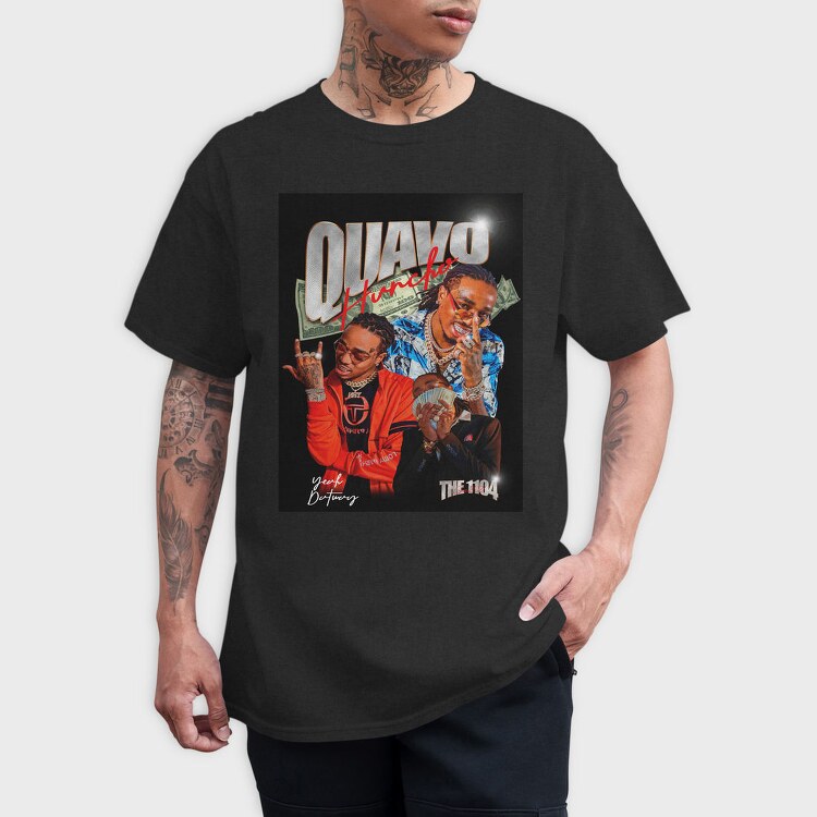 Quavo Huncho Vibes, Tricou Barbati (Unisex)