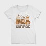 Autumn Coffee Drinks Fall And Girl, Tricou Femei