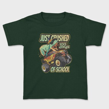 Awesome T Rex Monster Truck Dino School, Tricou Copii