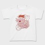 Axolotl Christmas Lights, Tricou Copii